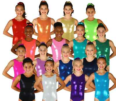 #ad New Mystique Solid Color Tank Gymnastics Leotard Variety of colors $34.99