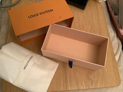 #ad Louis Vuitton Gift Box 72x4x3 LV. Paper Pull On Gift Cardboard Paper New $29.00