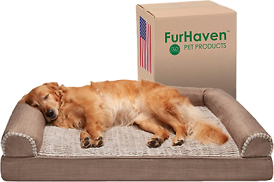 #ad Orthopedic Dog Bed for Large Dogs W Removable Bolsters amp; Washable Cover for Do $71.99