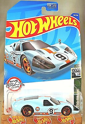 #ad 2022 Hot Wheels #58 Retro Racers 4 10 #x27;67 FORD GT40 MK.IV GULF Blue w Copper 5Sp $7.75