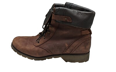 #ad Teva De La Vina Womens Boots 9.5 Waterproof Leather Combat Style Outdoors Brown $23.95