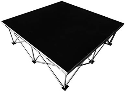 #ad PS01 4#x27; X 4#x27; Portable Stage Platform Modular System with 2#x27; Collapsed Riser $865.08