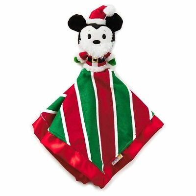 #ad Hallmark Itty Bittys Holiday Baby Disney Mickey NWT Blanket Christmas $14.73