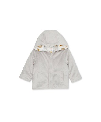 #ad Wonder Nation Infant Baby Reversible Lightweighted Hooded Fleece Jacket 12m $14.99
