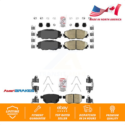 #ad Front Rear Ceramic Disc Brake Pads Kit For Scion Toyota tC Matrix Pontiac Vibe $83.56