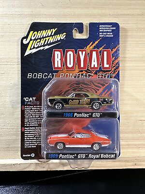 #ad Johnny Lightning 2 Pack Royal Bobcat Pontiac GTO Release 2 $10.80