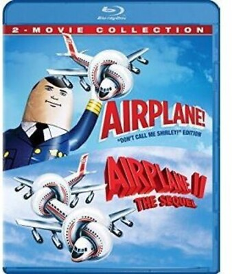 #ad Airplane Airplane II: The Sequel: 2 Movie Collection New Blu ray Gift Set $12.39