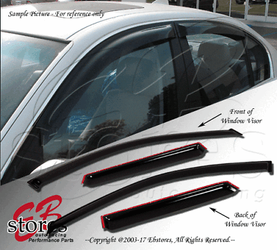 #ad For 2007 2012 Toyota Yaris Sedan Smoke Window Visor Rain Guard 4pcs Set $49.19