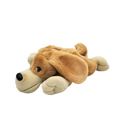 #ad Playskool Lil Pooches Floppy Dog Plush 1991 8quot; Stuffed Animal Toy Champ VTG $8.50