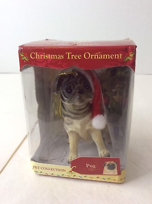 #ad PUG Dog Limited Edition Pet Collection Christmas Ornament American Canine ACA $19.99