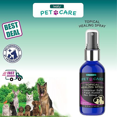 #ad FLEA DOG TREATMENT CARE Kills Fleas Parasites No Sting Spray Dogs Love It $19.45