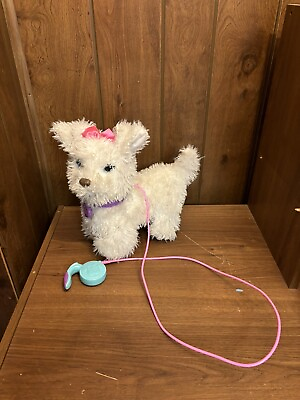 #ad FurReal Friends Get Up amp; GoGo Interactive Walking Pet White Puppy Dog Hasbro $16.99
