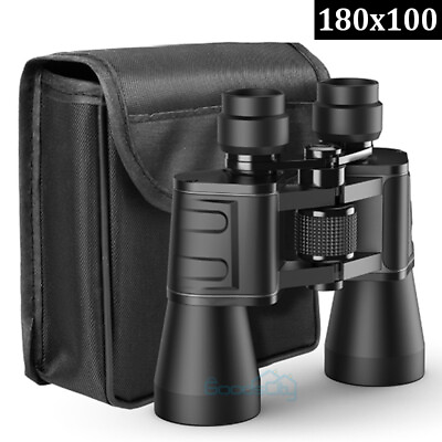 #ad 180x100 Multi Coated Binoculars Super Power Travel Outdoor Camping Hunting NEW $49.99