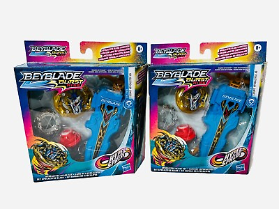 #ad Beyblade Burst Rise Hyper Sphere Apocalypse Blade A5 D75 Lot of 2 Spin Launcher $24.95