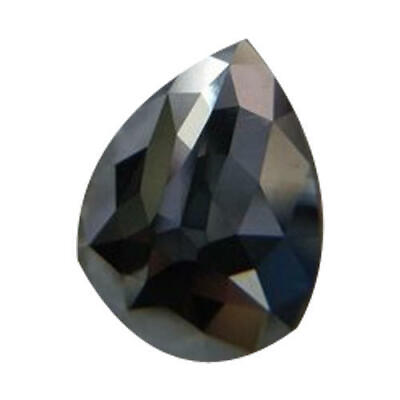 #ad 24.80 carat black moissanite diamond pear shape 23.90 to 11.40 mm best price $27.00