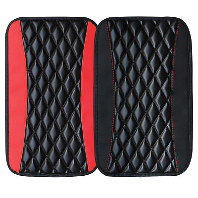 #ad Car Armrest Pad Leather Arm Rest Mat For Auto Center Console Elbow Support Pad $10.19