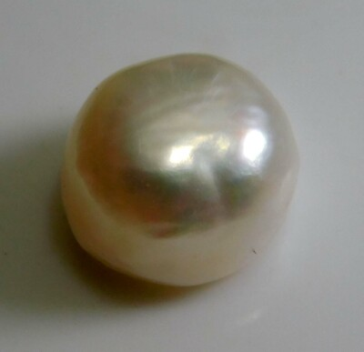 #ad 3.60 Ct Natural Australian South Sea White Pearl Loose Gemstone $5.73