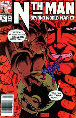 #ad Nth Man the Ultimate Ninja #14 Newsstand FN; Marvel Galactus we combine s $4.75