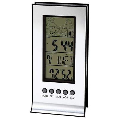 #ad Mitaki Japan Small Portable 4 1 4quot; Digital Weather Station Alarm Clock $32.99