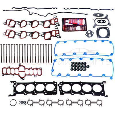 #ad Head Gasket Bolts Sets For Ford E 150 Econoline F 150 F 250 1997 1999 5.4L V8 $106.21
