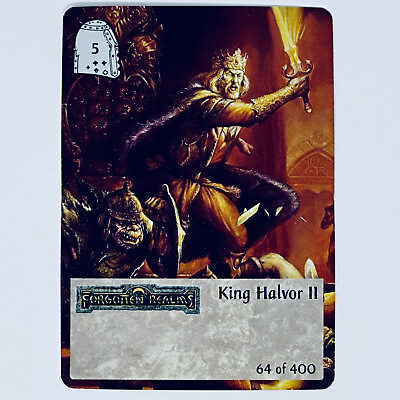 #ad Spellfire Master the Magic King Halvor II First Edition Card $4.39