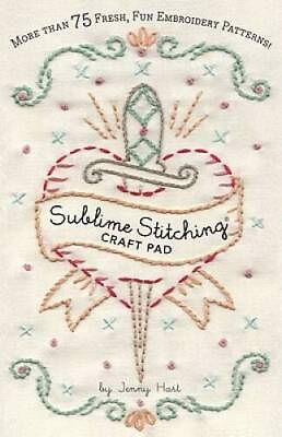 #ad Sublime Stitching Craft Pad Paperback By Hart Jenny GOOD $5.75