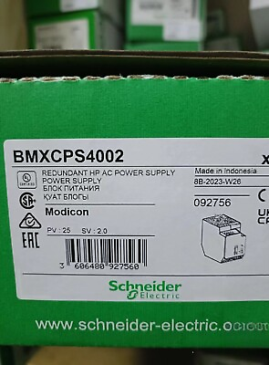#ad Schneider Electric BMXCPS4002 Modicon X80 module Brand new with packaging $453.00