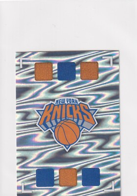 #ad 2019 20 PANINI HOLO SILVER PARALLELS NEW YORK KNICKS NBA STICKER CARD Y1460 $2.97