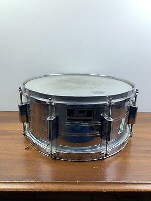 #ad Vintage Pearl Export Series 14quot; x 7quot; Chrome Silver Snare Drum Taiwan #134209 $90.87