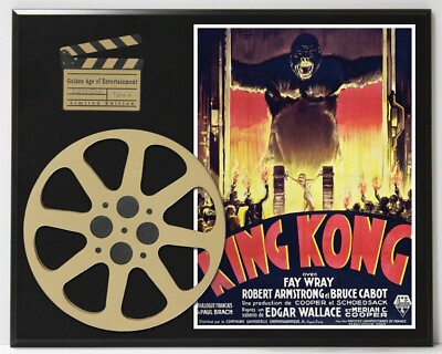 #ad King Kong Original Reproduction Hollywood Movie Reel Display $89.95