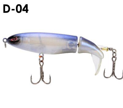 #ad 🐟Whopper Plopper Topwater Floating Fishing Lures Rotating Tail for Bass Pike D $3.55