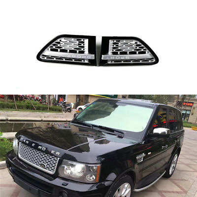 #ad 2Pcs Fit for Land Rover Range Rover Sport 2006 2013 Grille Side Vent Grill Mesh $159.00