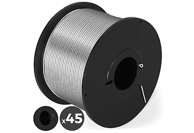 #ad Vevor Rebar Tie Wire Coil 45 Rolls Stainless Steel Rebar Tying Wire Tool 360 ft. $59.49