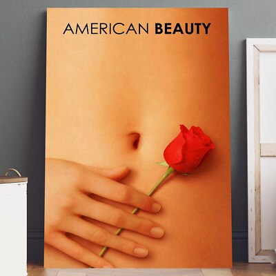 #ad Canvas Print: American Beauty Movie Poster Wall Art $29.95