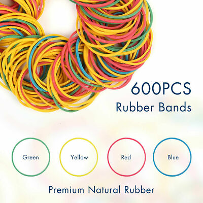#ad #ad 600PCS Elastic Sturdy Rubber Bands Multicolor $6.64
