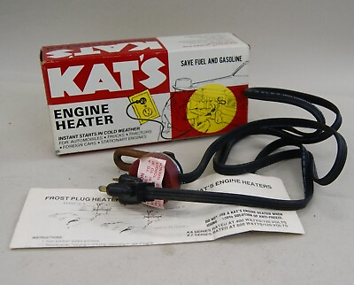 #ad Kat#x27;s Frost Plug Engine Block Heater K4X 400 Watts 120V NOS NIB L 5128 $21.09