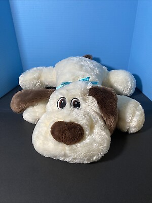 #ad Dan Dee Plush Dog Collectors Choice Fluffy Floppy Puppy Happy Easter Ribbon 22”L $14.29