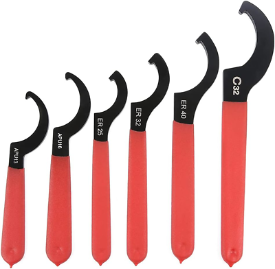 #ad Coilover Wrench Hook Wrenches Tools Set Shock Spanner Wrench set C Shape Tool $31.39