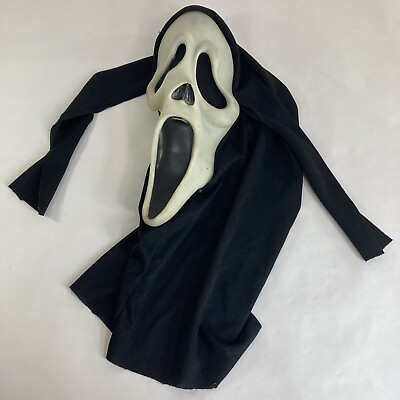#ad Scream Ghost Mask Glow in the Dark Hood Easter Unlimited Inc $74.99