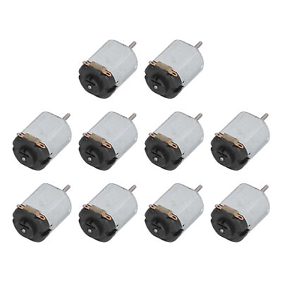 #ad 10Pcs Electric Motor Low Noise Small DC Motors For Hobby DIY Toys Cars Black $10.64