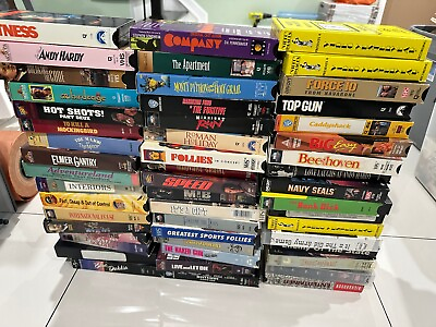 #ad Mixed VHS lot Pick amp; Choose $4.99 each with Combined Shipping $4.99