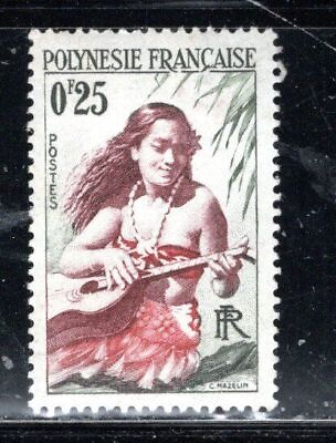 #ad FRANCE EUROPE POLYNESIA OCEANIA STAMPS MINT HINGED LOT 844AW $2.25