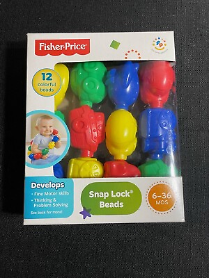 #ad 2914 SNAP LOCK BEADS Vehicles By FISHER PRICE New Never Used $39.99