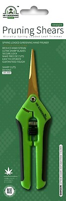 #ad 1pc NEW Titanium Straight Blade Trimming Scissors Bud Plant Shears Snips $8.99