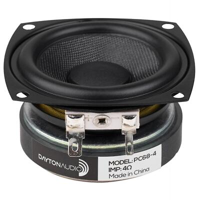 #ad Dayton Audio PC68 4 2 1 2quot; Full Range Poly Cone Driver $17.24