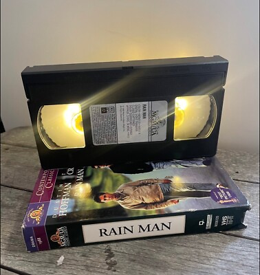 #ad Tom Cruise Dustin Hoffman Rainman VHS Led Lamp Decor Memorabilia Collectible $29.99