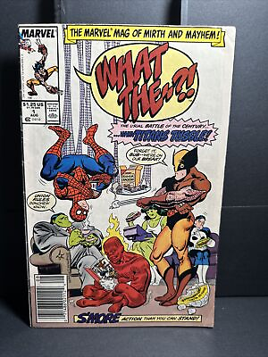 #ad What The ? #1 Marvel Comics August 1988 VF $5.00
