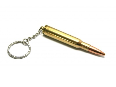 #ad Original 7x57R HUNTER keychain from original hunting rifle ammo bullter keyring $8.00