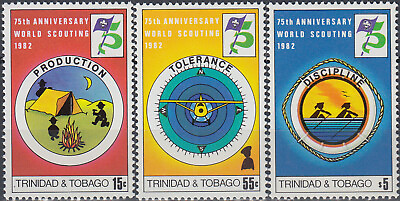 #ad Trinidad amp; Tobago 75th Ann Scouting 1982 MNH 11 Euro $3.50