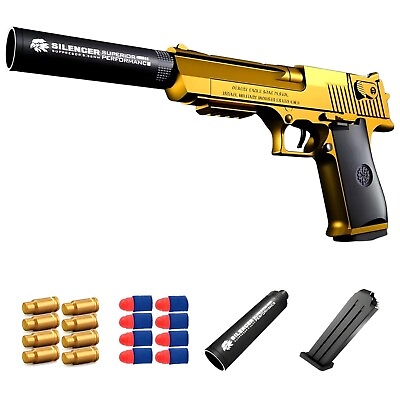 #ad Desert Eagle EVA Foam Dart Blaster Toy Pistol Soft Bullet Toy Gift Kar98 M416 $4.99
